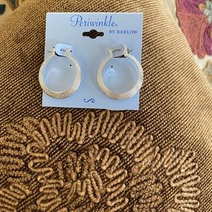 Periwinkle by Barlow Hoop Earrings (NWT)